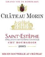 Chteau Morin - St. Estephe Cru Bourgeois 2016 (750ml)