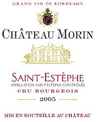 Chteau Morin - St. Estephe Cru Bourgeois 2016 (750ml) (750ml)