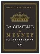 Chateau Meyney - La Chapelle de Meyney Saint-Estephe 2012 (750)