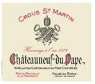 Crous St. Martin - Chateauneuf Du Pape 2019 (750)