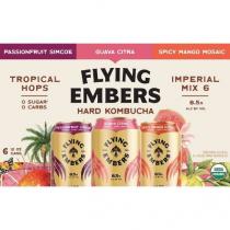 Flying Embers - Hard Kombucha Variety Pack (6 pack cans) (6 pack cans)