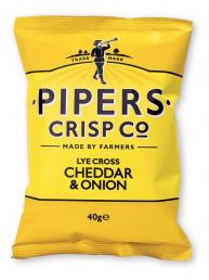Pipers Crisps - Lye Cross Cheddar & Onion