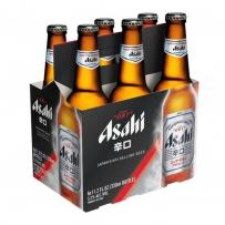 Asahi - Dry Draft Beer (6 pack 12oz bottles) (6 pack 12oz bottles)